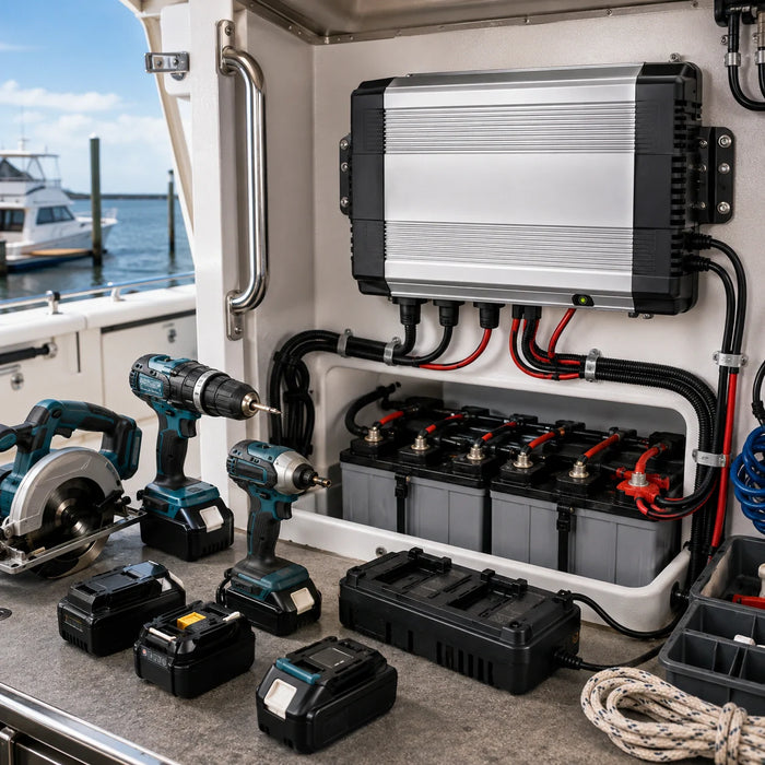 marine battery charger power tool fleet