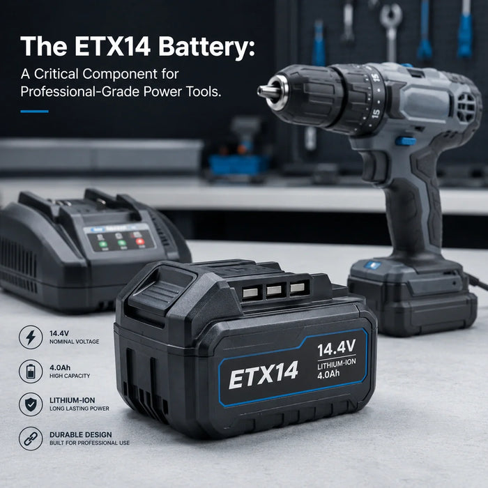 The ETX14 Battery: A Critical Component for Professional-Grade Power Tools