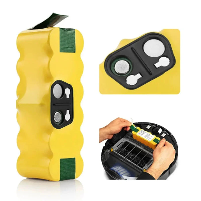 14.4V lithium-ion battery for iRobot Roomba 500, 600, 700, and 800 series batteries