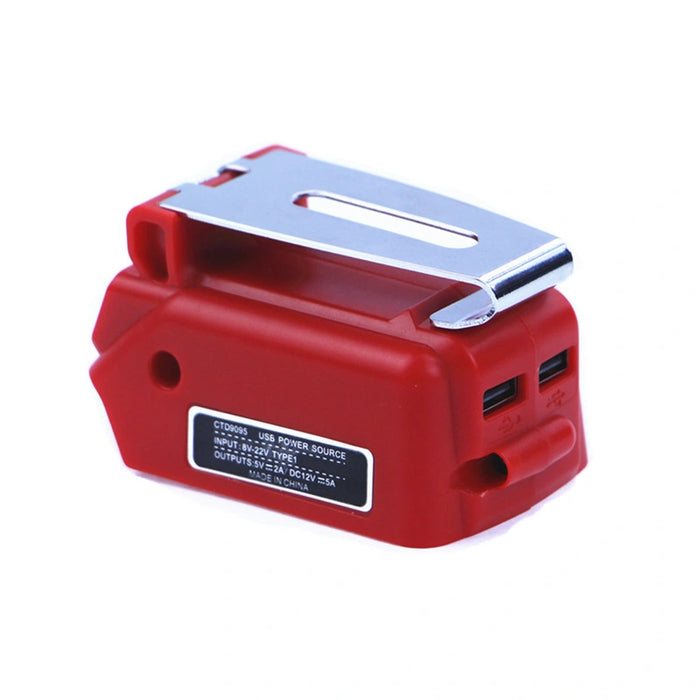 BD18V battery adapter with 12V DC port