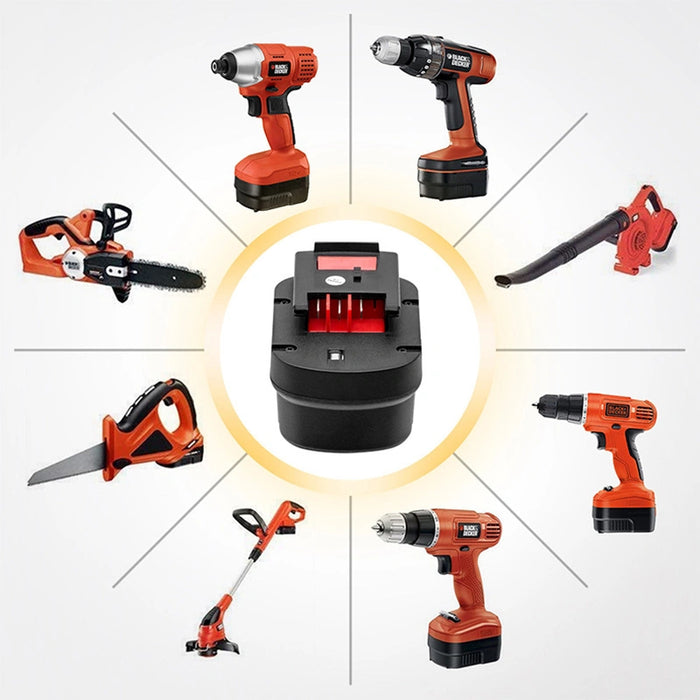 Compatible with Black & Decker 12V FSB12 BD1204L NiMH batteries