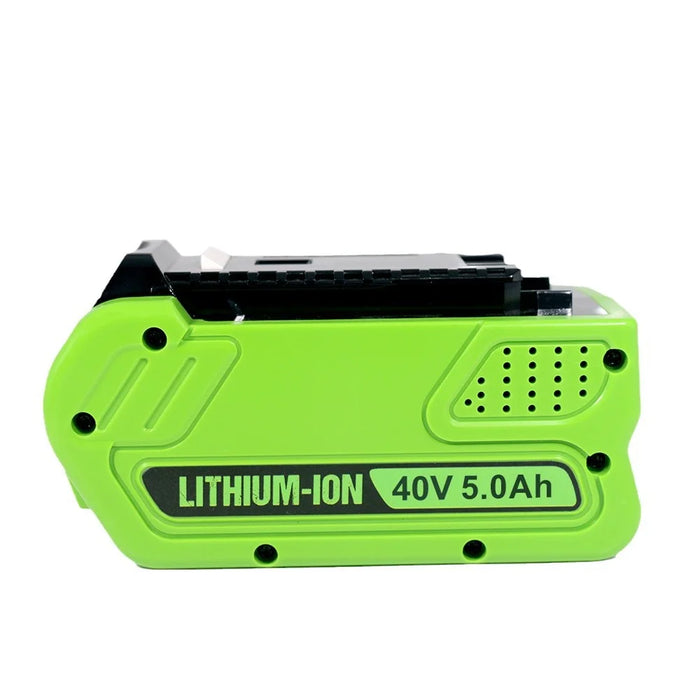 Compatible with Greenworks 40V lithium-ion battery chainsaw power tool batteries