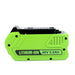 Compatible with Greenworks 40V lithium-ion battery chainsaw power tool batteries