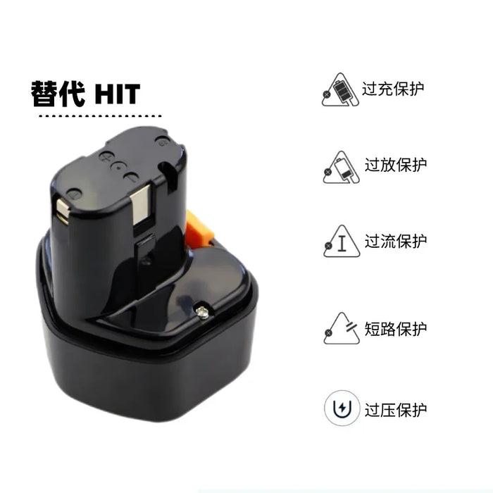 Compatible with Hitachi EB 920HS 9.6V NiMH battery EB914S EB926H tool battery