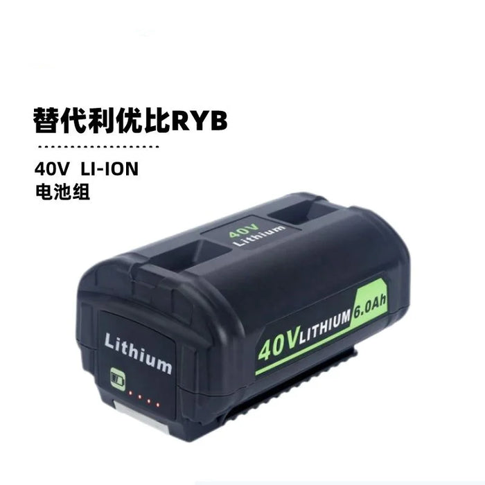 Compatible with Ryobi 36V 40V lithium battery power tool battery for OP40501 Ryobi lawn mower