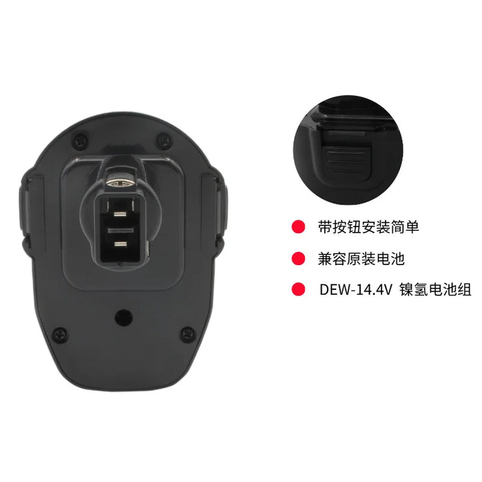 DC9091 DeWalt 14.4V nickel battery for power tools suitable for DE9038 DW9094 lawn mowers