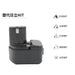 EB1214S battery pack replaces Hitachi 12V nickel battery EB1212S handheld electric drill tool battery