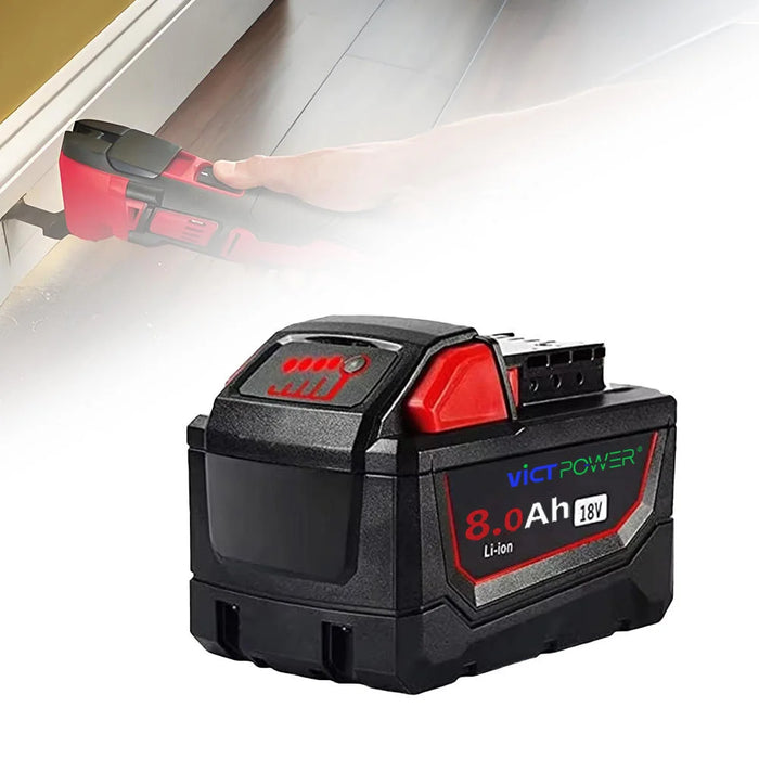 M-18 18v High Output Alternative Battery Pack 8ah 9ah 12Ah 15Ah for Milwaukee 48-11-1880 48-11-1850 48-11-1865 48-11-1852