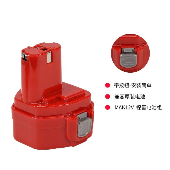 MK 12V nickel-ion battery pack for Makita 1220 1233 garden tools, electric drill tools