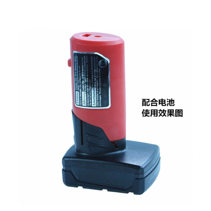 Replaces Milwaukee 12V 49-24-23 lithium battery USB adapter