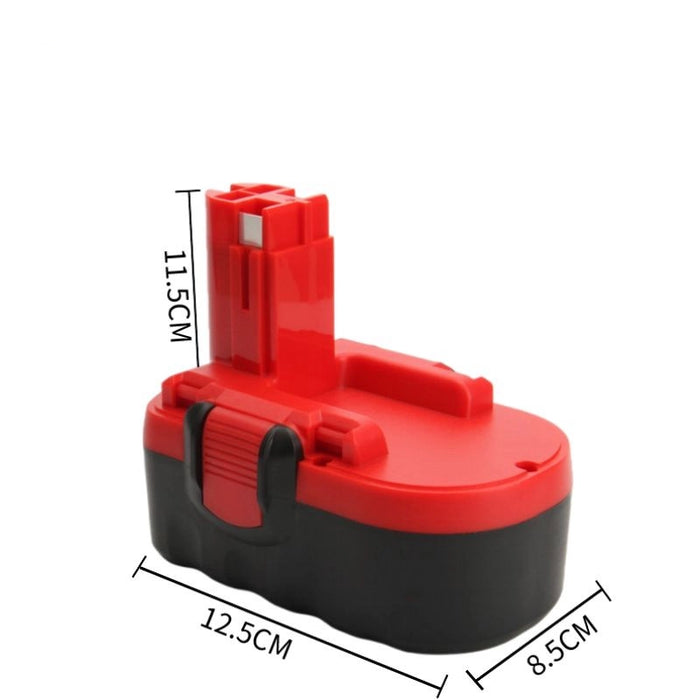 Replaces 18V Bosch BAT025 NiMH battery pack for impact drills and screwdrivers