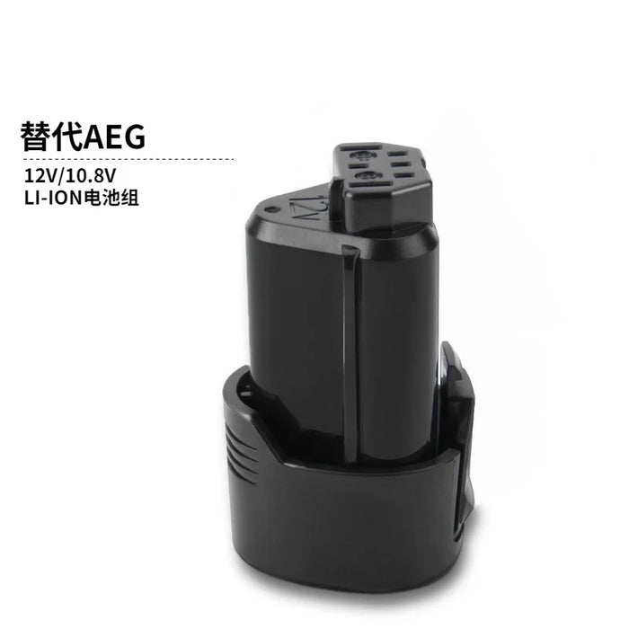 Replaces AEG12V lithium battery 10.8V power tool lithium battery suitable for L1215R handheld electric drill battery