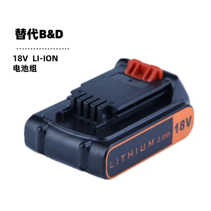 Replaces Black & Decker 18V lithium battery compatible with B&D LBX20 BL1518 power tool battery