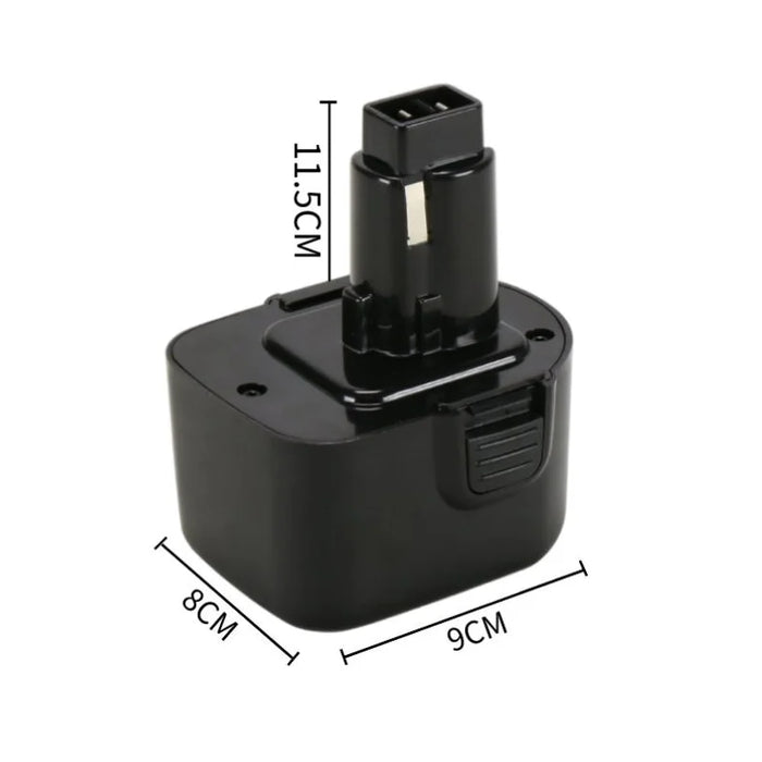 Replaces DeWalt 12V NiMH battery for DE9037 DE9071 electric drill batteries