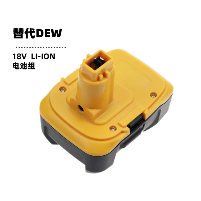 Replaces DeWalt 18V lithium battery pack for DC9180 DC9096 power tools