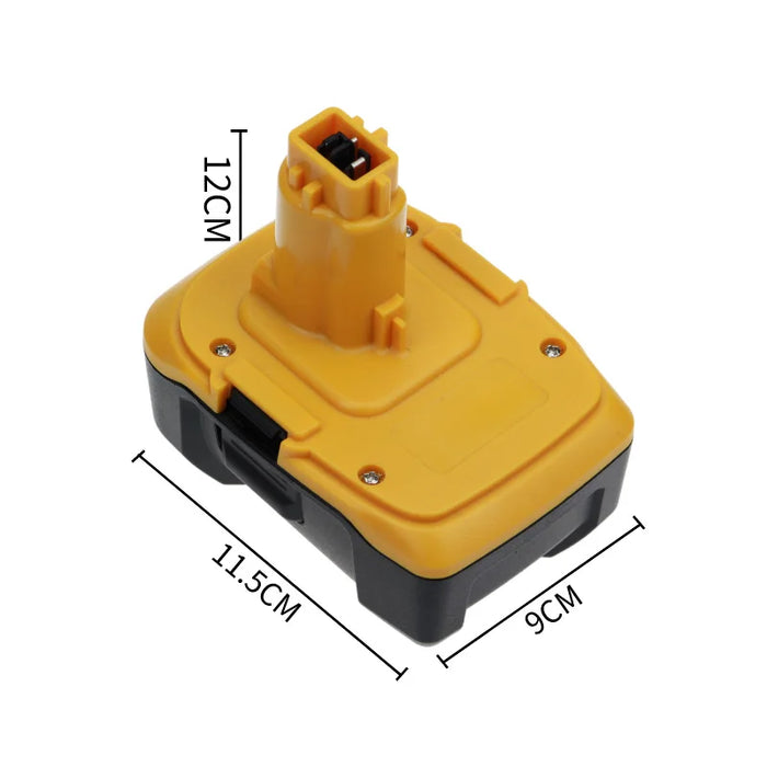 Replaces DeWalt 18V lithium battery pack for DC9180 DC9096 power tools