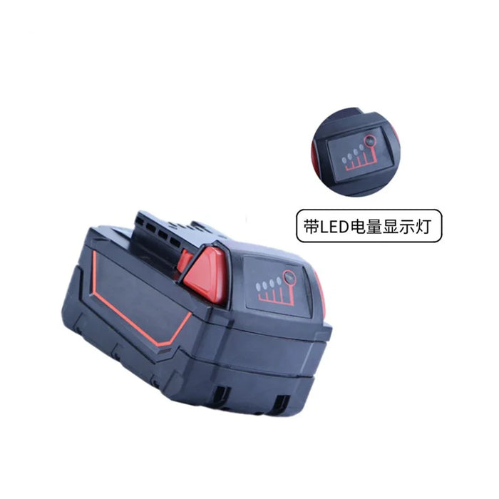 Replaces Milwaukee MiL18V 48-59-1850 lithium battery with power display for electric drills