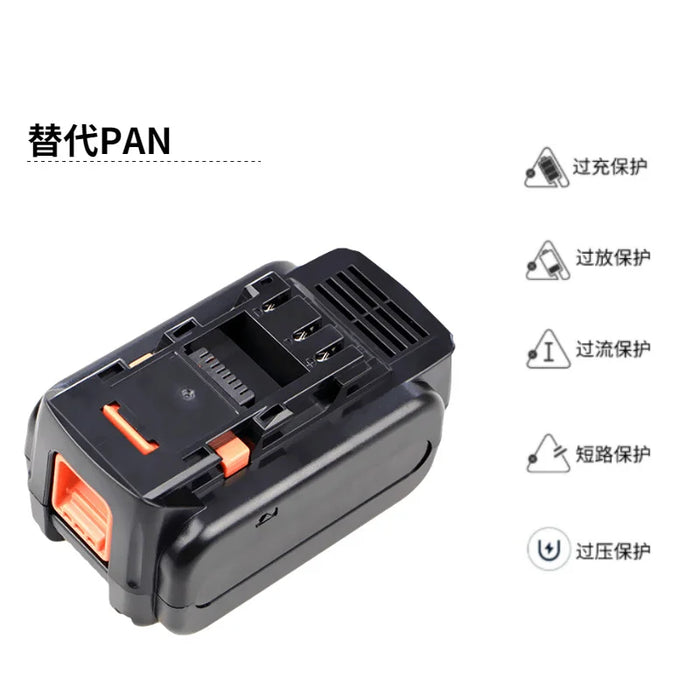 Replaces Panasonic 18V lithium battery for cordless power tools suitable for Panasonic EY9L50B battery pack