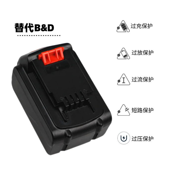 Suitable for Black & Decker 18V 20V lithium battery B&D LXB2040 screwdriver punch screw tool battery