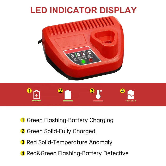 USB Power Source for Milwaukees M12 48-59-1201 N12 USB Charging Adapter 10.8V/12V Heated Jacket Li-ion Battery Power Source