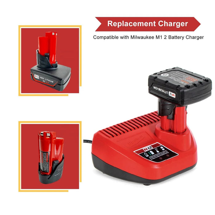 USB Power Source for Milwaukees M12 48-59-1201 N12 USB Charging Adapter 10.8V/12V Heated Jacket Li-ion Battery Power Source